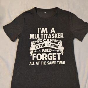 Women's Charcoal Multitasker Tee